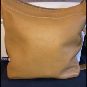 Vintage Coach 9188 Chestnut Leather Legacy Slim  Duffle Shoulder Bag